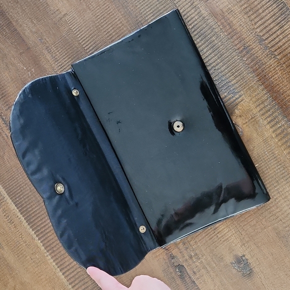 Black vintage clutch - Picture 3 of 4